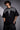 Black Spirit Wings tshirt back view – premium drop shoulder oversized fit India – PopCase dark aesthetic