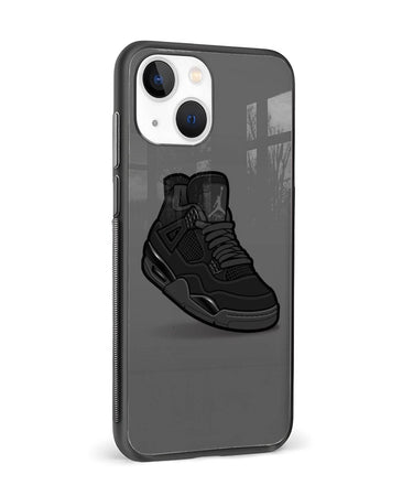 Black Air Jordan Sneaker Phone Case 4