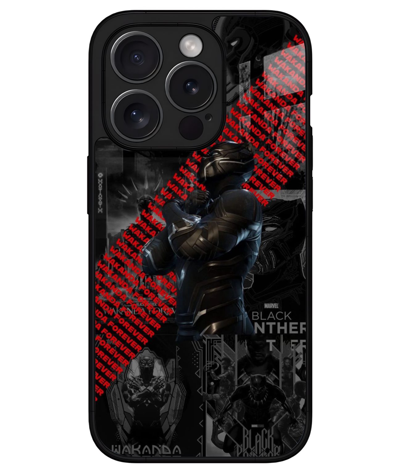 Black Panther Wakanda Forever iphone 15 pro max back cover 1