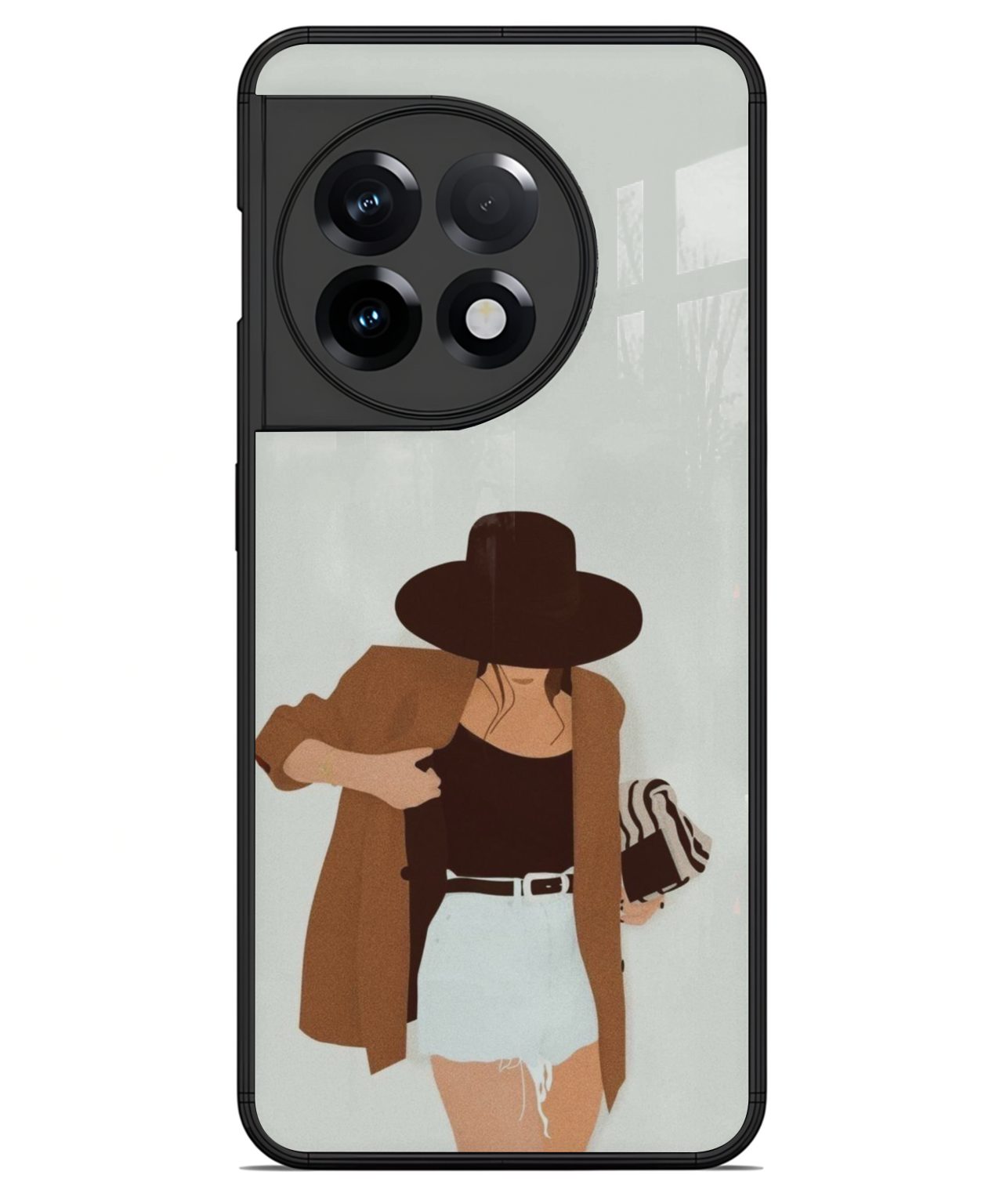 Boho Chic Fashion Girl Phone Case for OnePlus 11R 1