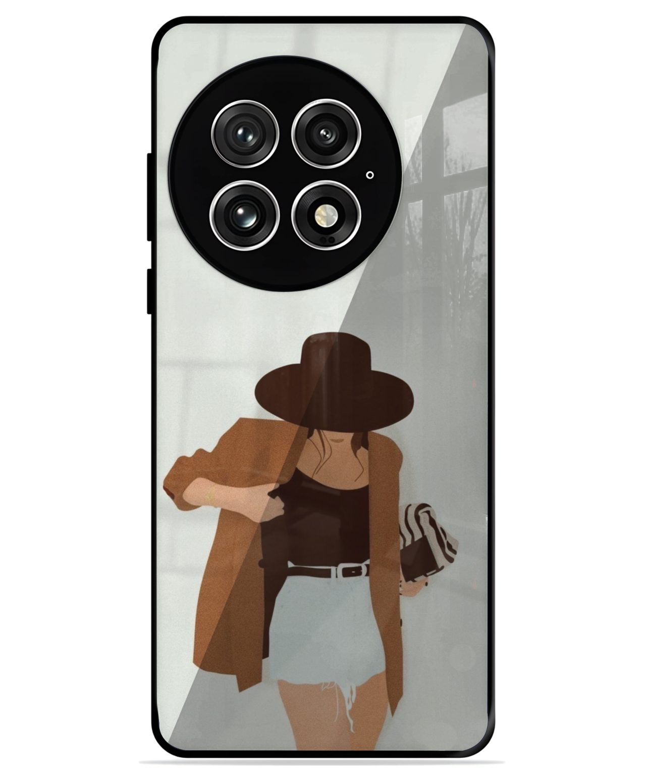 Boho Chic Fashion Girl Phone Case for OnePlus 13.