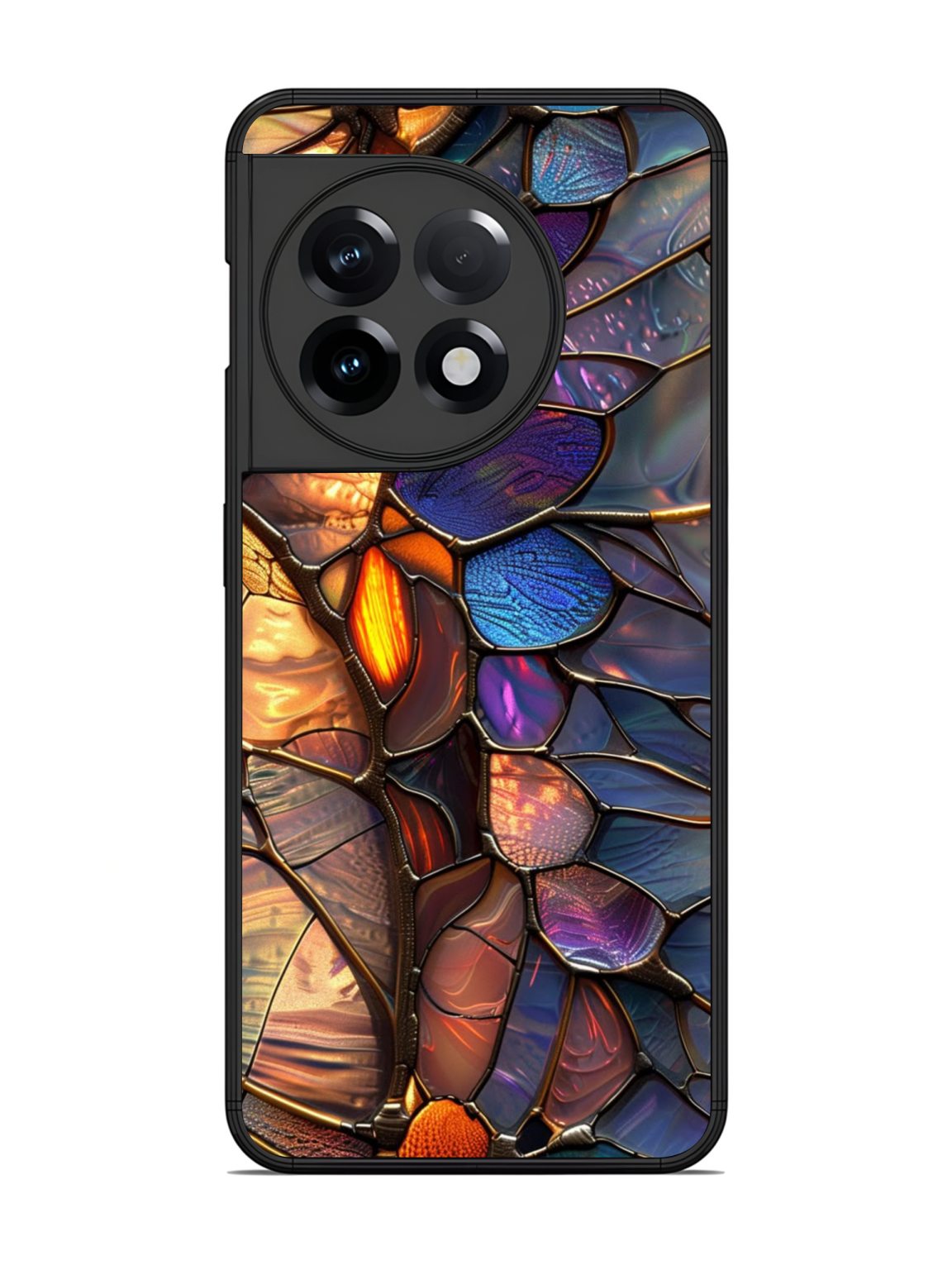 Butterfly Stained Glass Case for OnePlus 11R 1