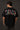 POPCASE Chaos black oversized t shirt with multicolour graffiti CHAOS back print and abstract flower front graphic streetwear