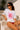POPCASE Ciao Bella white oversized t shirt with pink text back print summer lifestyle premium cotton streetwear