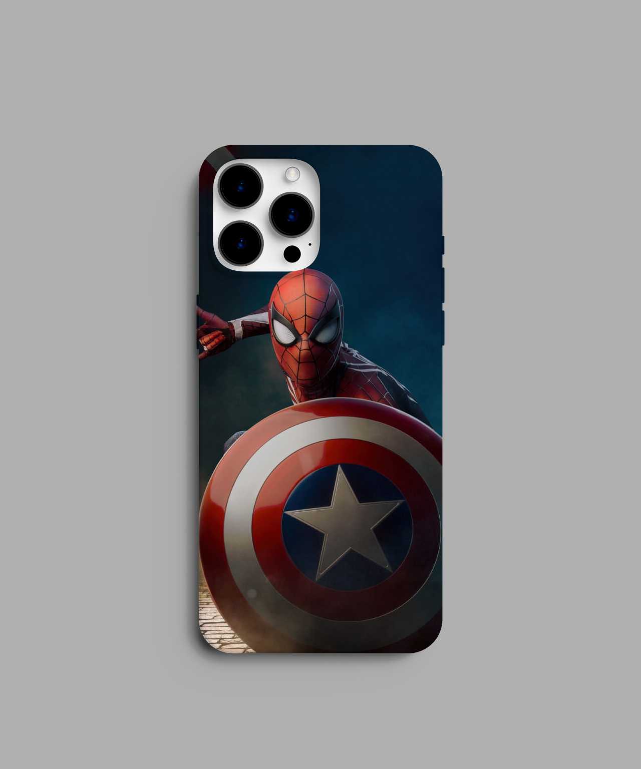 Spiderman with Shield phone case - PopCase