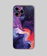 Cascade Fluid Blue Pink Art Mobile Skin 1