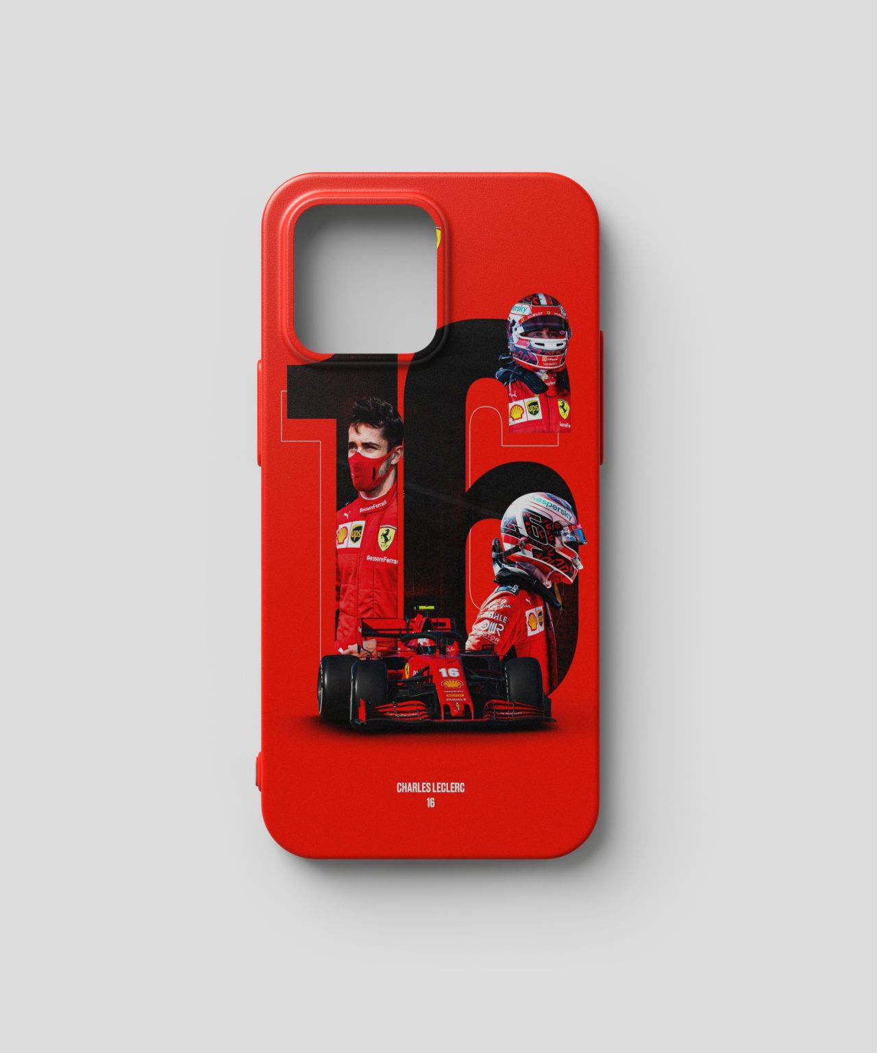 Charles Leclerc 16 F1 Race Mobile Case