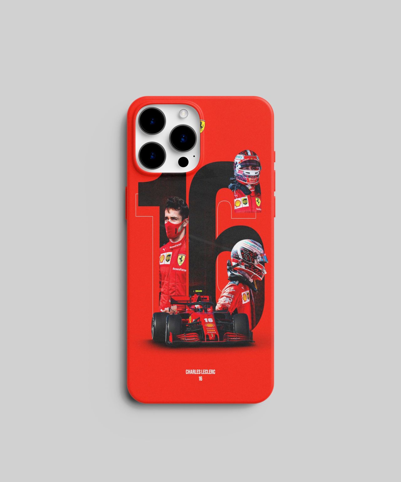 Charles Leclerc 16 F1 Race Mobile Case 3