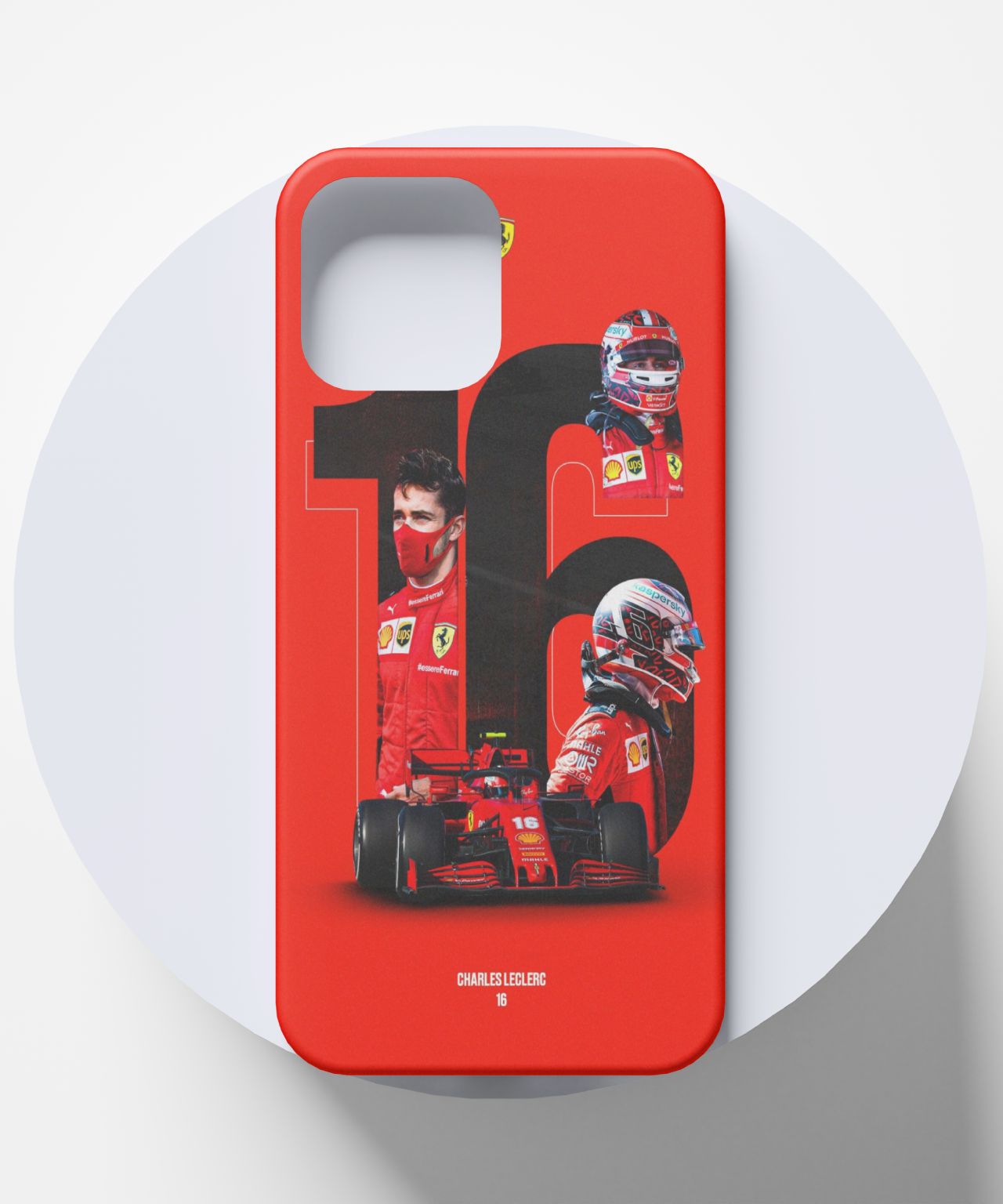 Charles Leclerc 16 F1 Race Mobile Case 4