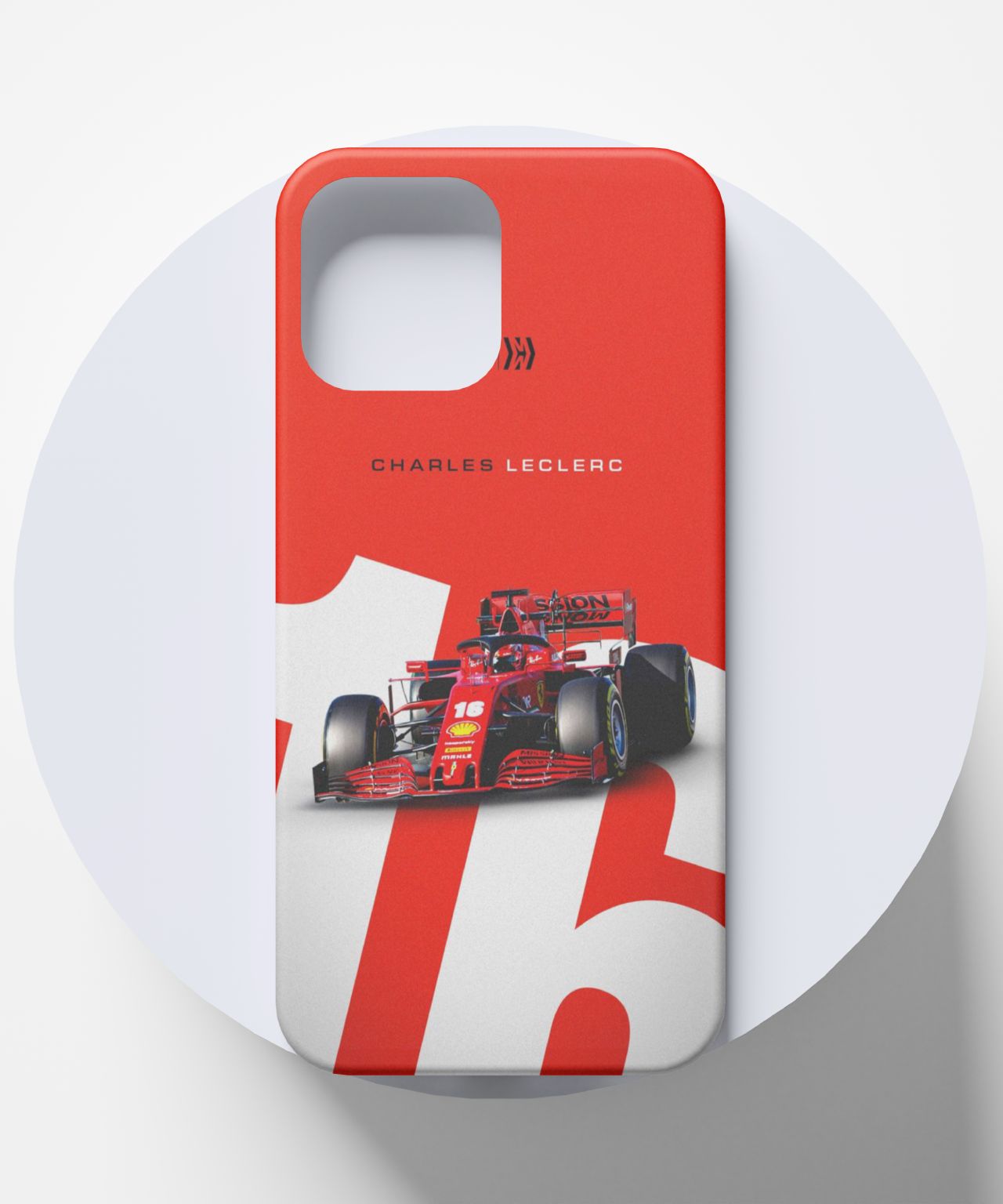 Charles Leclerc #16 Ferrari F1 Mobile Case 4