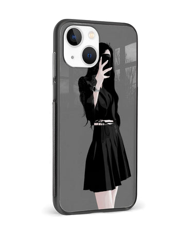 Classy Girl Mirror Selfie Mobile Case & Cover 1