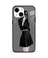 Classy Girl Mirror Selfie Mobile Case & Cover 4