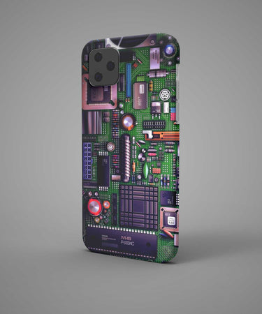 Computer Motherboard Design Mobile Case - PopCase