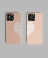 Half Heart Duo Mobile Case 1