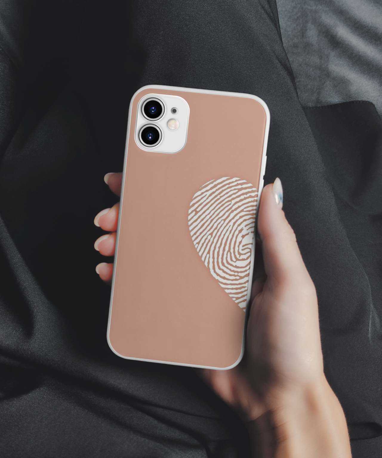 Half Heart Duo Mobile Case 5