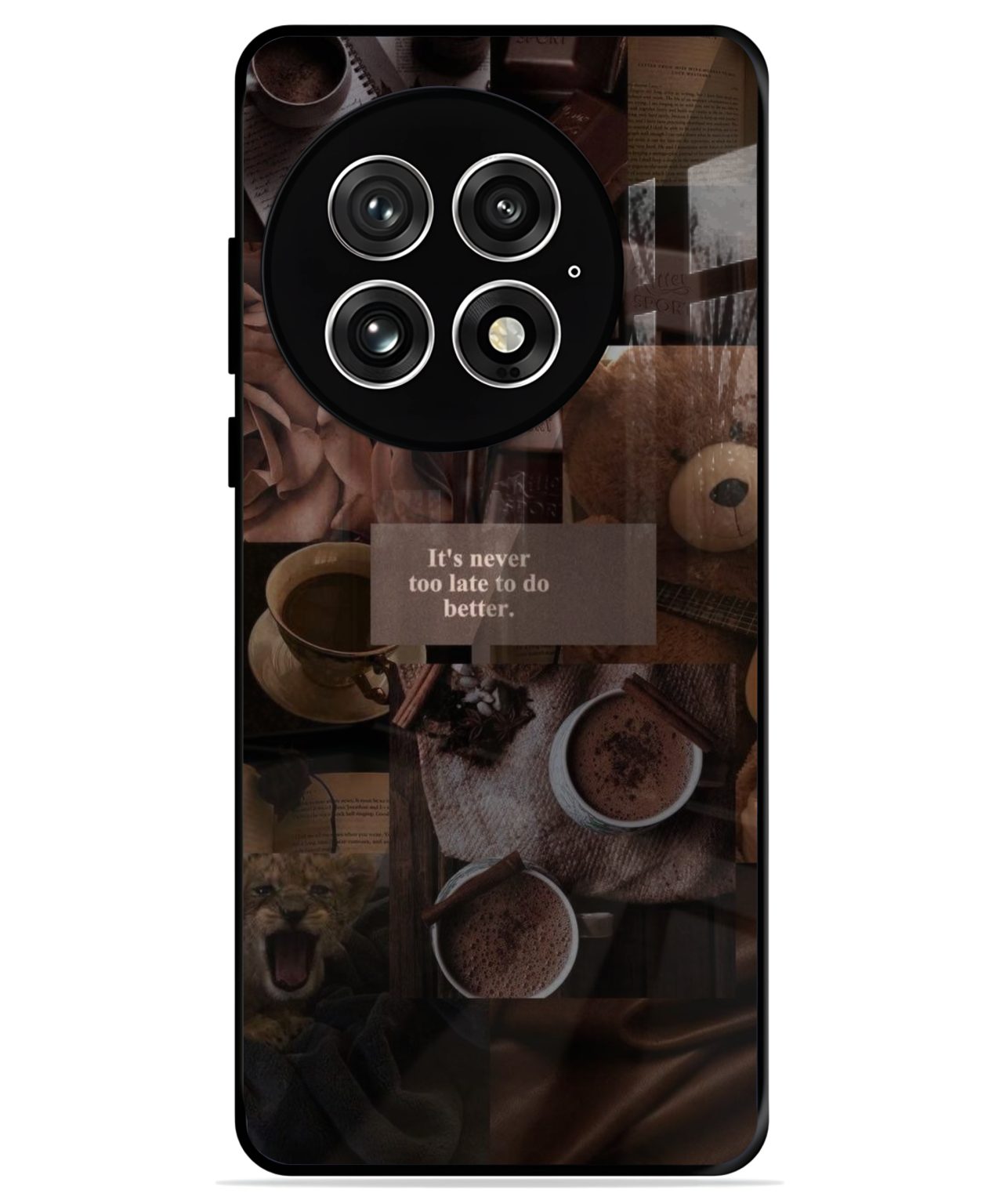 Cozy Coffee and Motivation Phone Case for OnePlus 13.