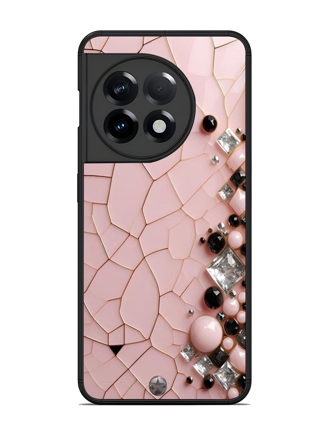 Crystalized Pink Phone Case for OnePlus 11R 1