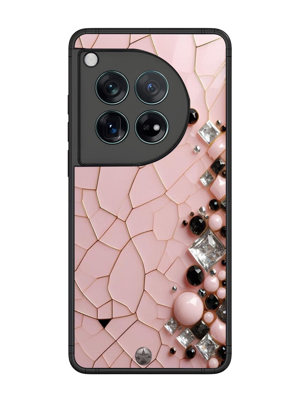 Crystalized Pink Phone Case for OnePlus 12 1