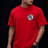 POPCASE Dragon Ball Z Kame King Kai symbol graphic oversized t shirt white red anime streetwear tshirt unisex DTF print