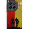 Deadpool and Wolverine Silhouette Phone Case for OnePlus 12.