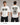 Person wearing an AC/DC t-shirt with front and back designs on a plain background