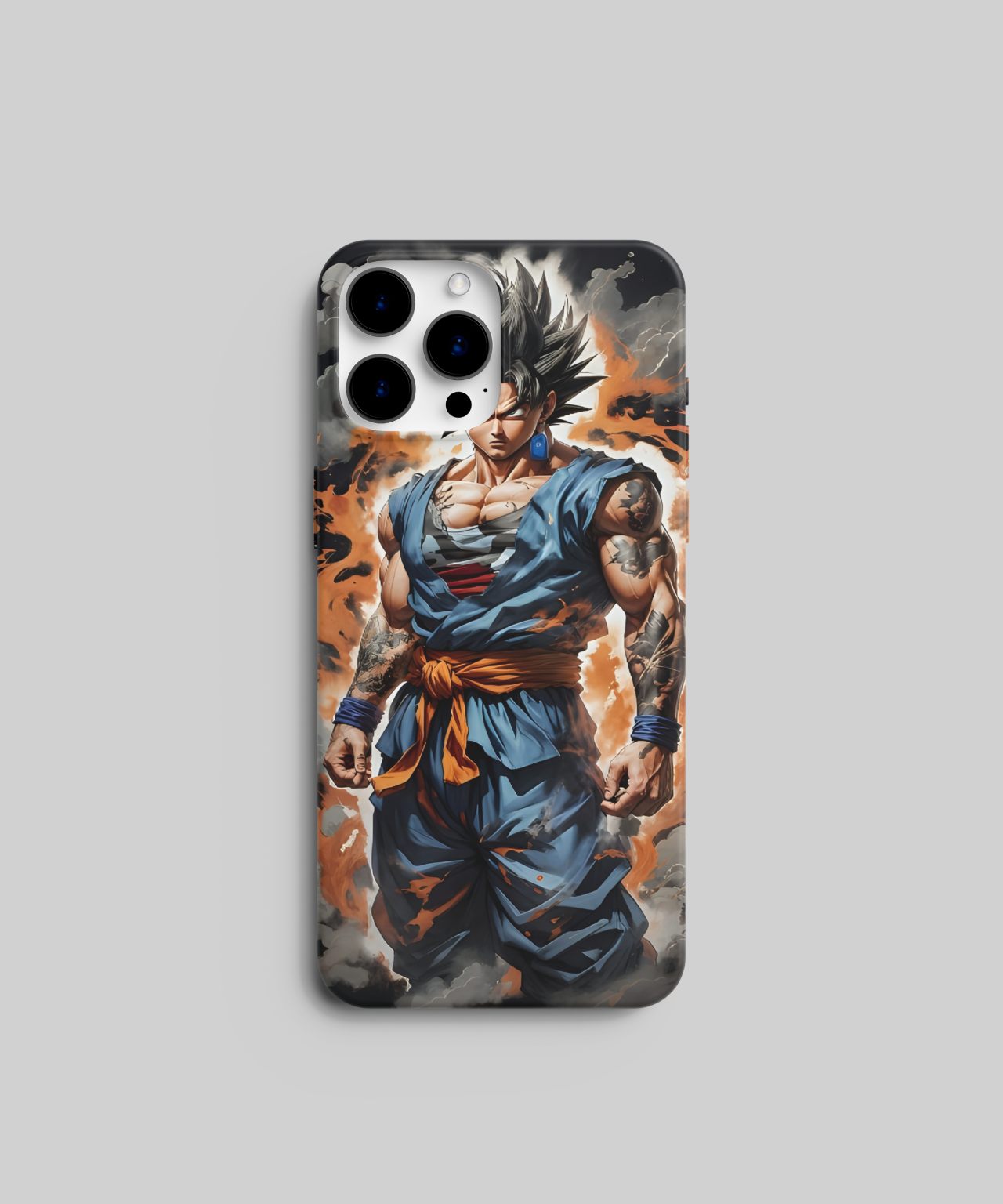 Dragon Ball Z Goku Under Thunder Mode Mobile Case 3