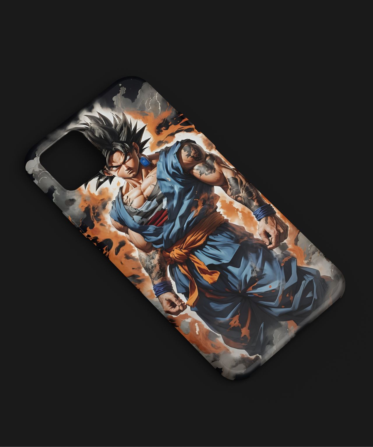 Dragon Ball Z Goku Under Thunder Mode Mobile Case 5