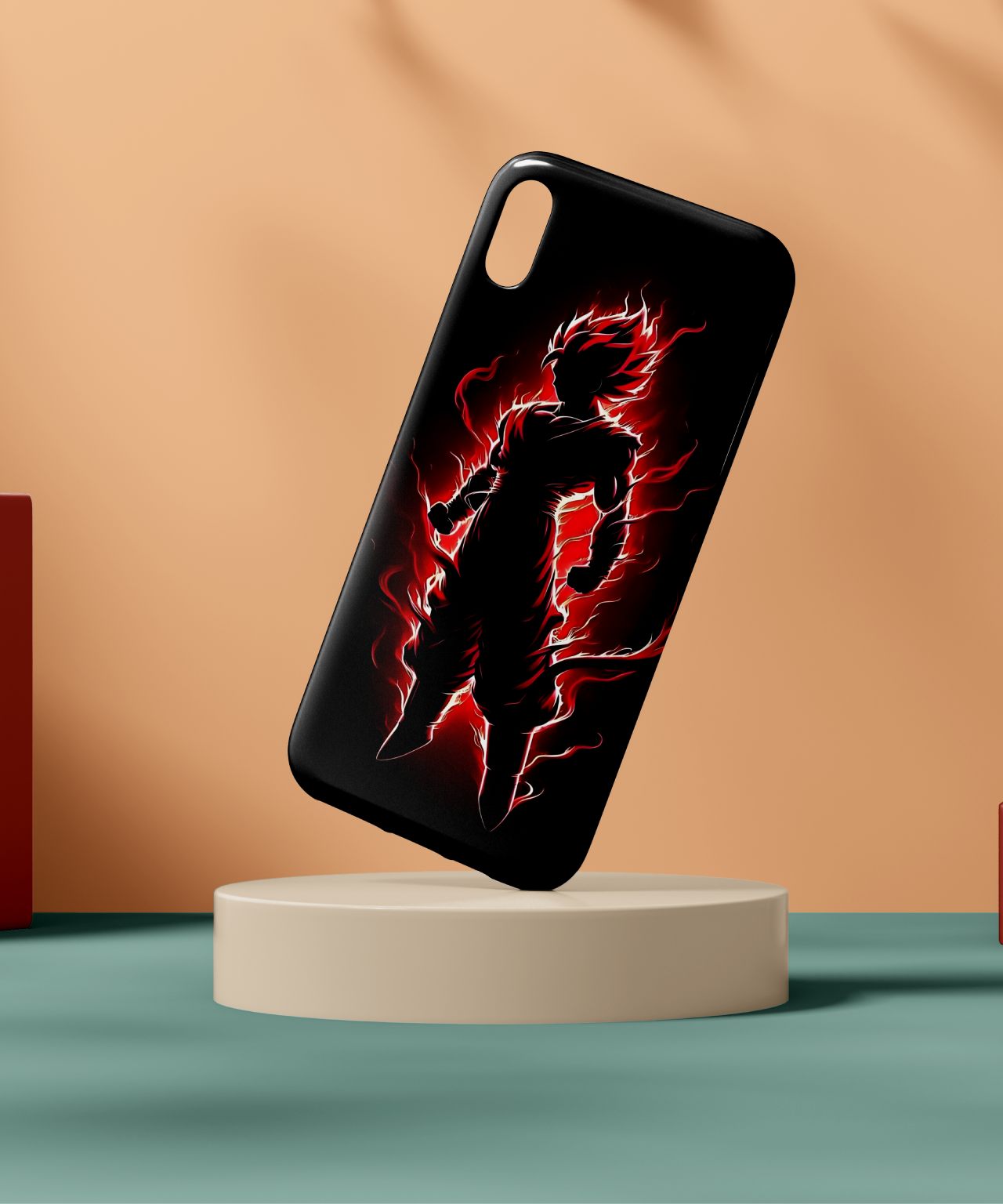 Dragon Ball Z Goku in Fire Mode Mobile Case 1