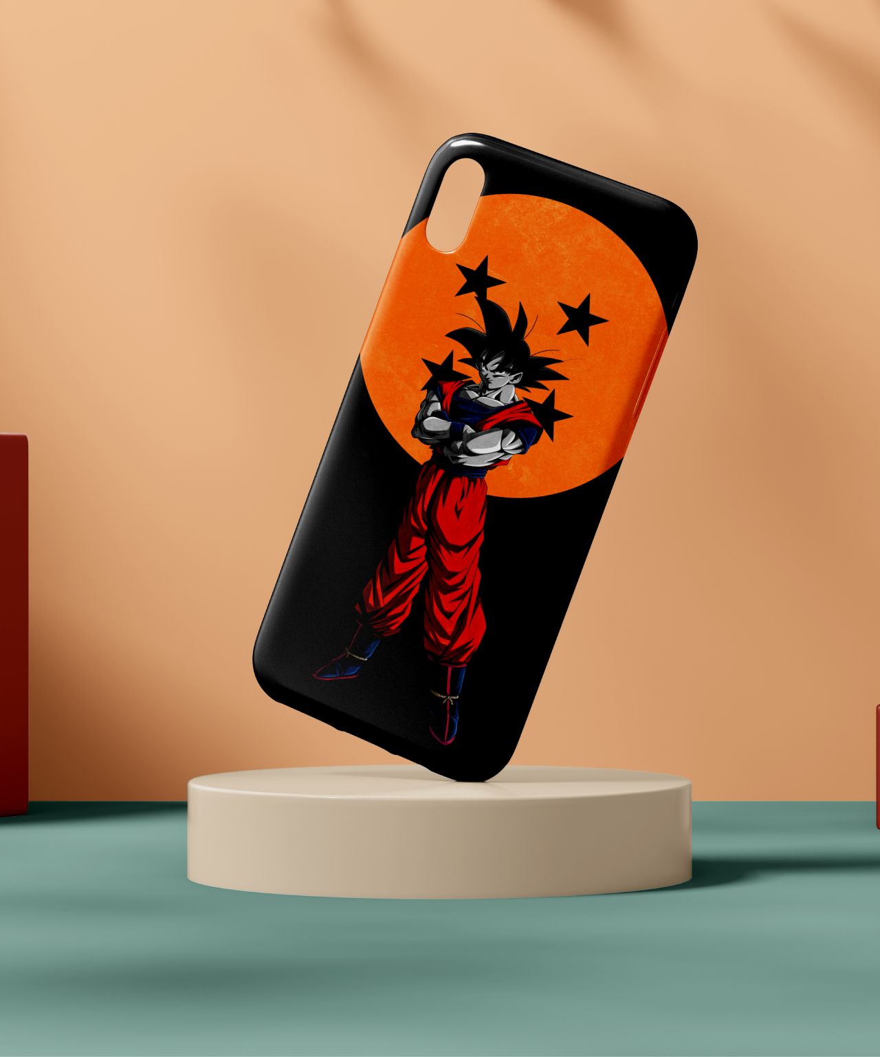 Dragon Ball Z Goku with Orange Circle Mobile Case 1