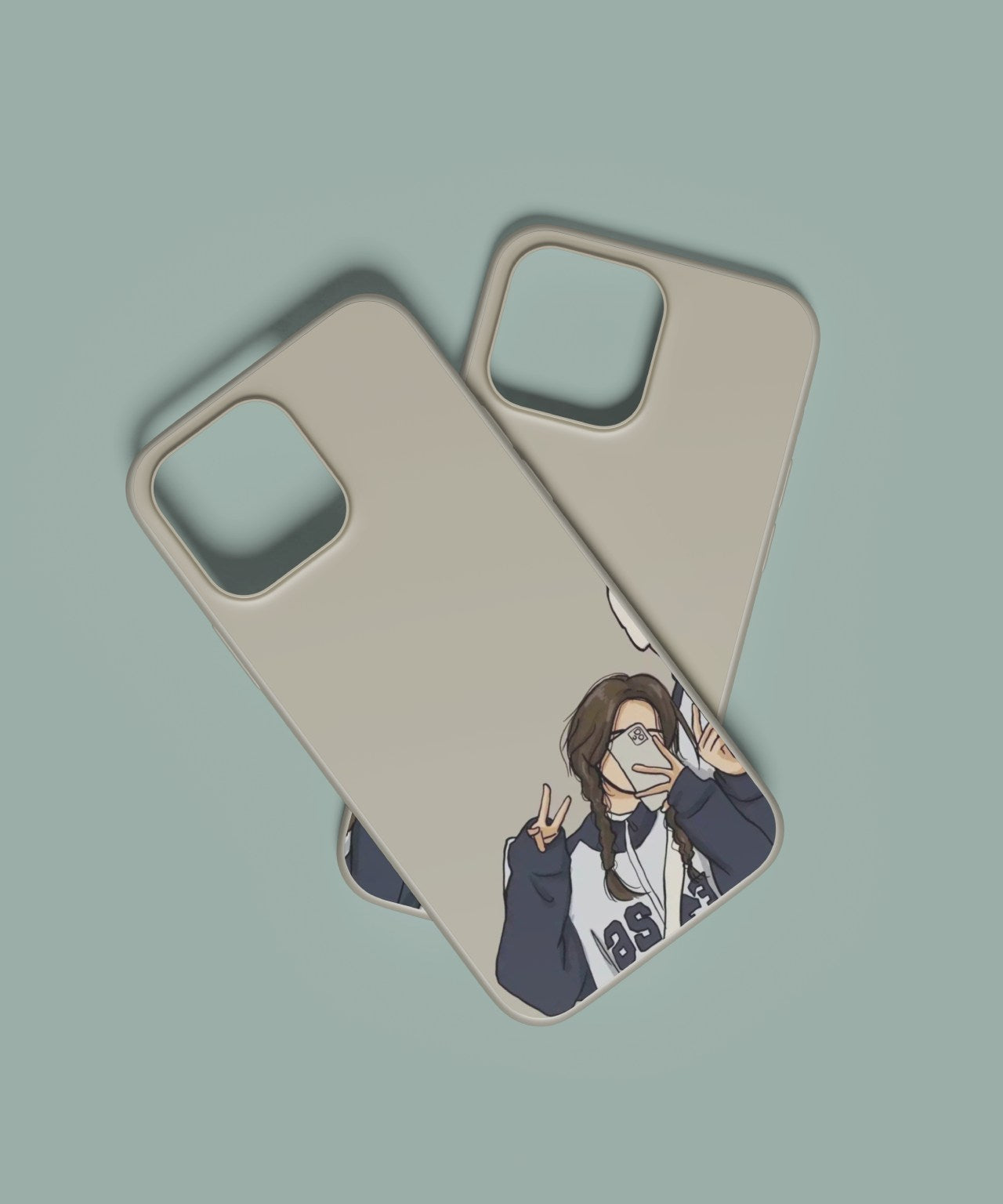 Duo Best Friends Girl and Boy Mobile Case 2
