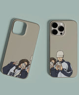 Duo Best Friends Girl and Boy Mobile Case 3
