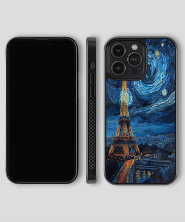 Eiffel Tower Starry Night Phone Case 4