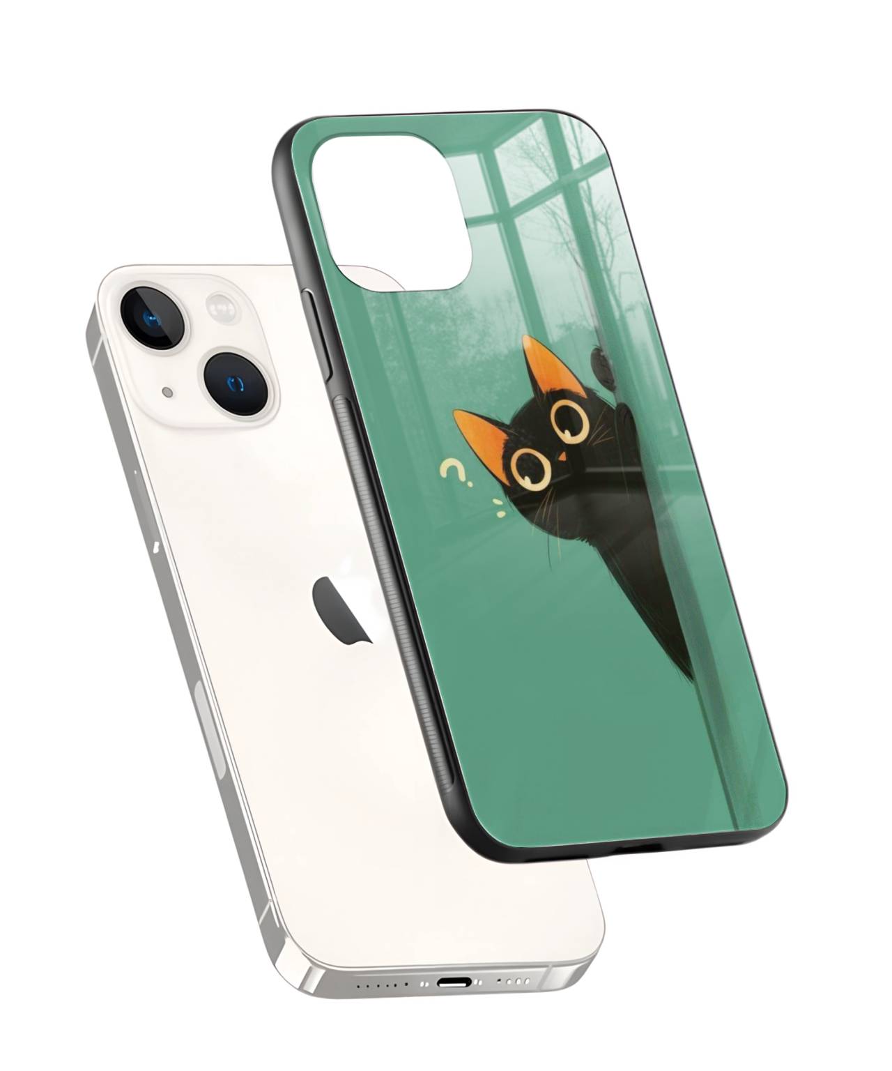 Elegant Black Cat Mobile Case 2