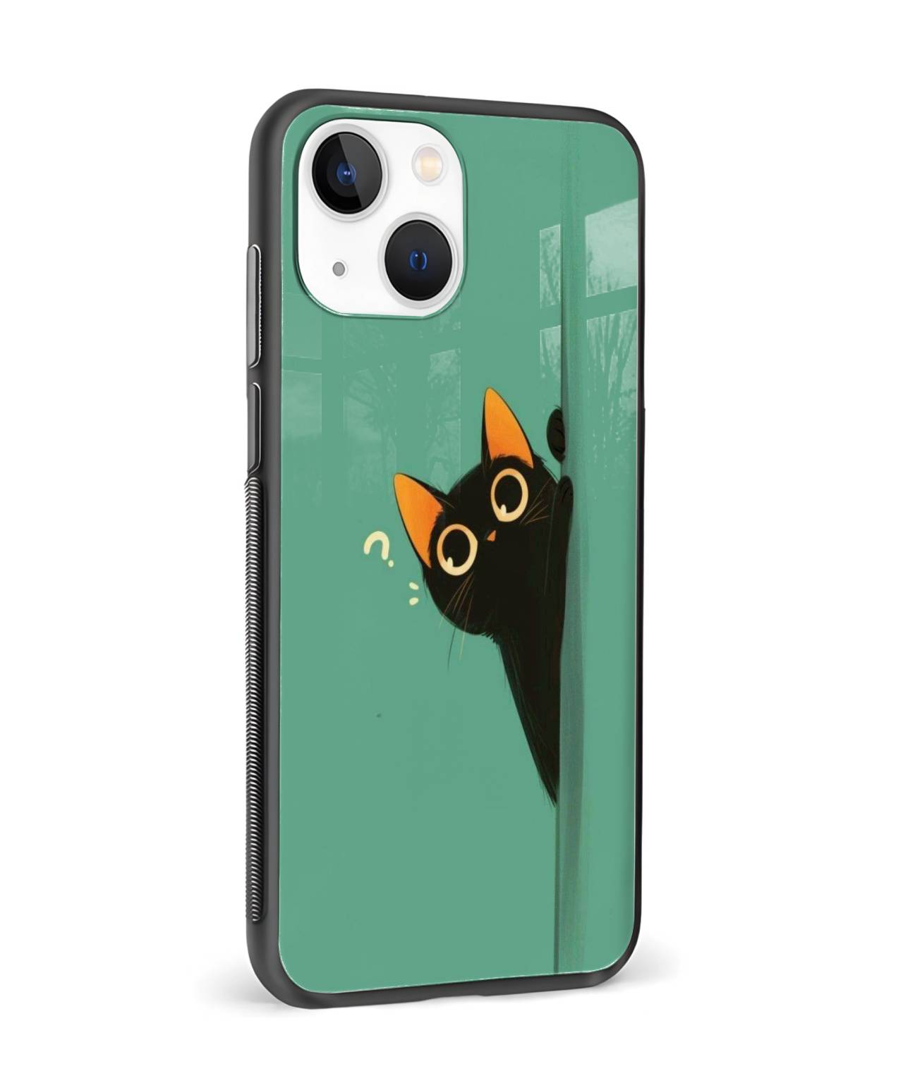 Elegant Black Cat Mobile Case 4