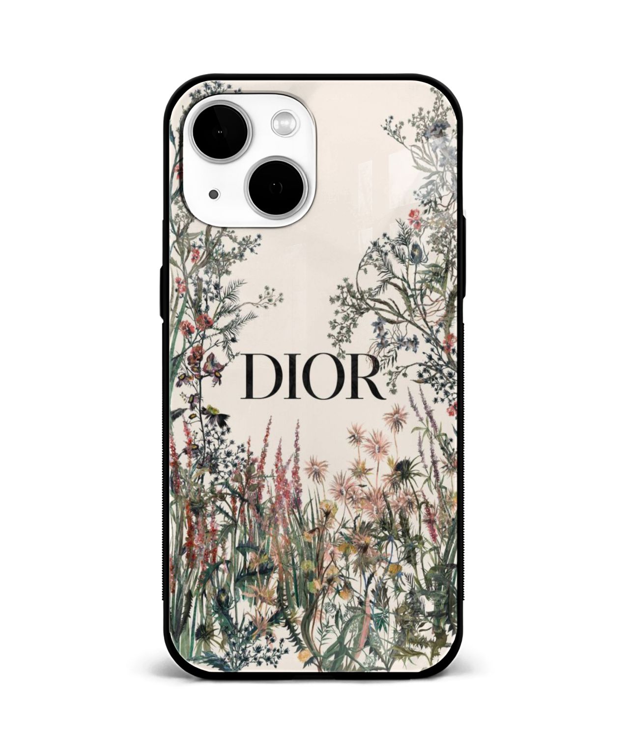 Elegant Floral Dior-Inspired Phone Case and Cover 1