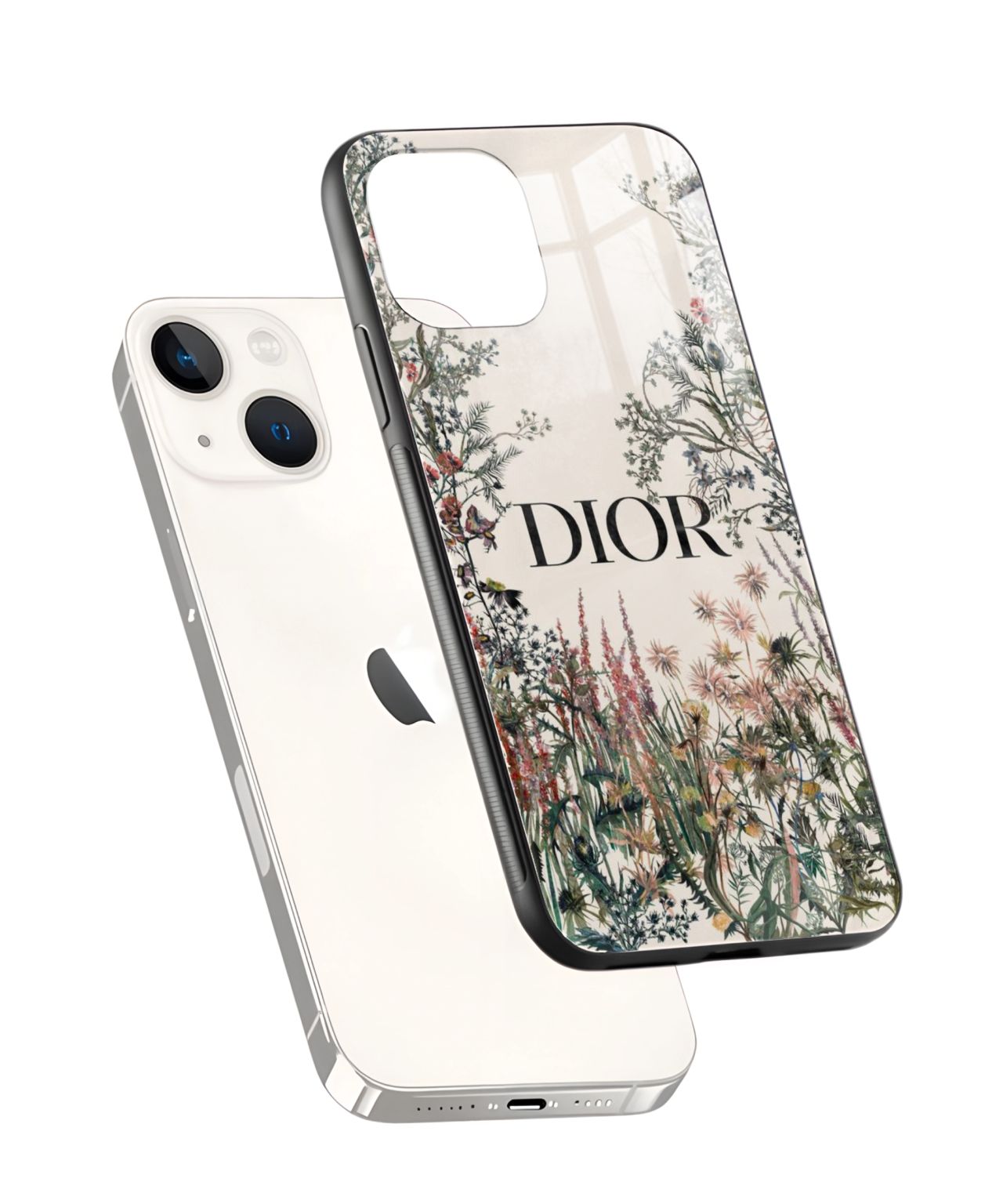 Elegant Floral Dior-Inspired Phone Case and Cover 2