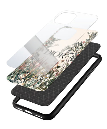 Elegant Floral Dior-Inspired Phone Case and Cover 3