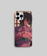 Elegant Floral Girl Mobile Case 1
