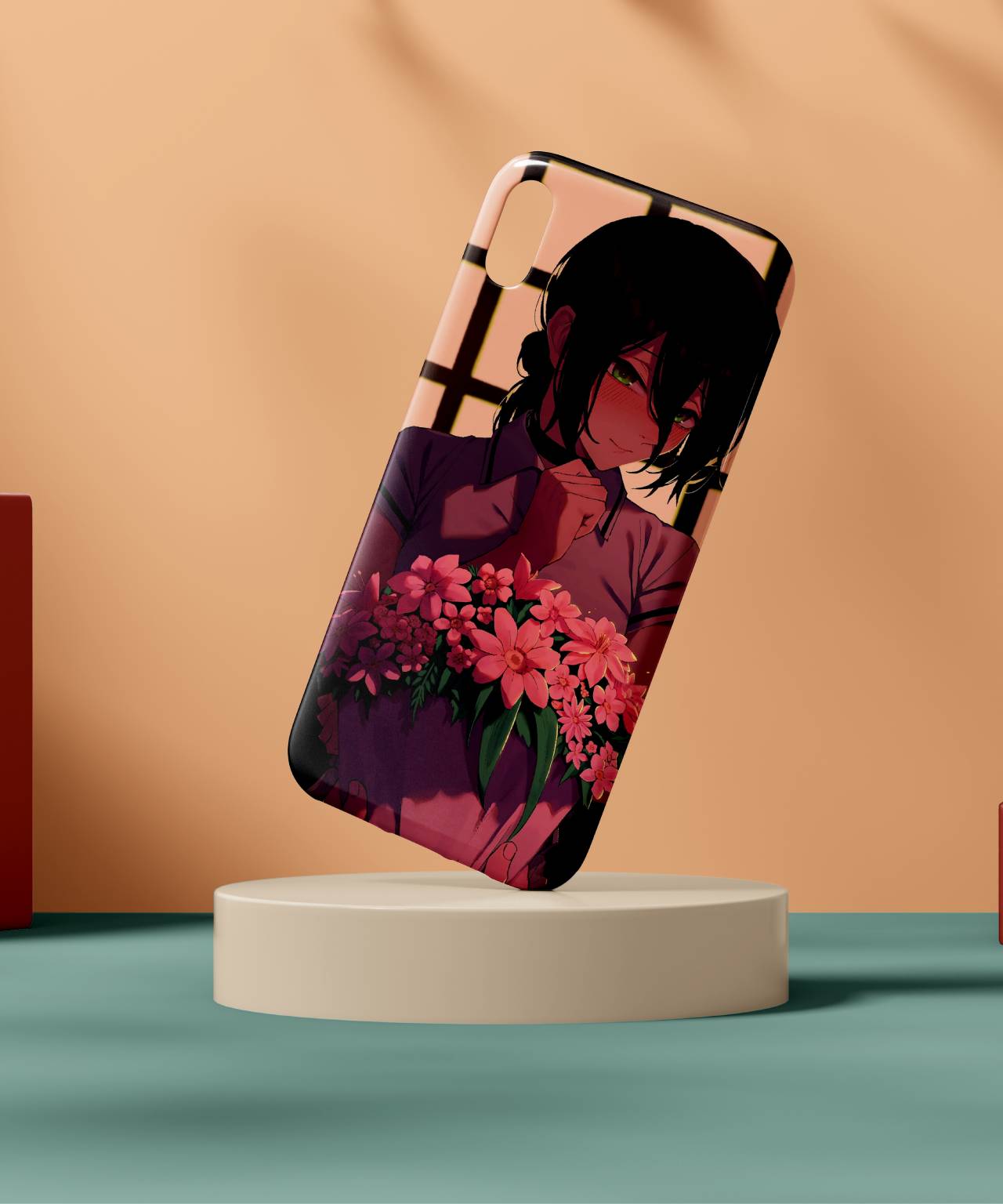 Elegant Floral Girl Mobile Case 2