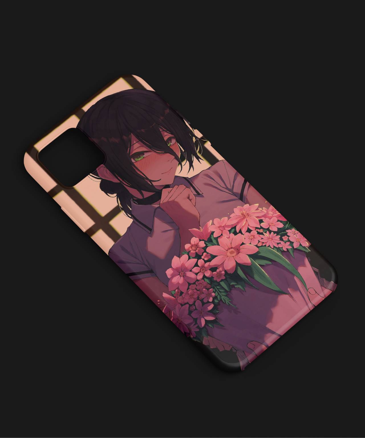 Elegant Floral Girl Mobile Case 4