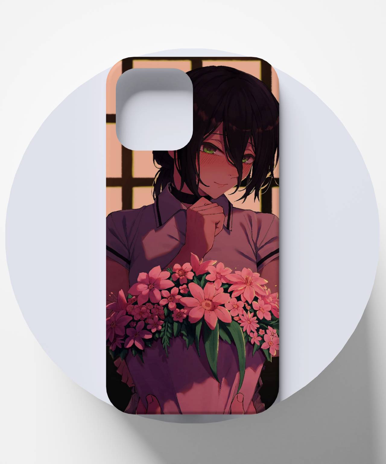 Elegant Floral Girl Mobile Case 5