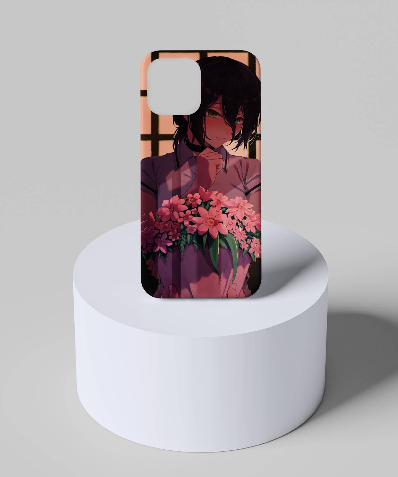 Elegant Floral Girl Mobile Case 6