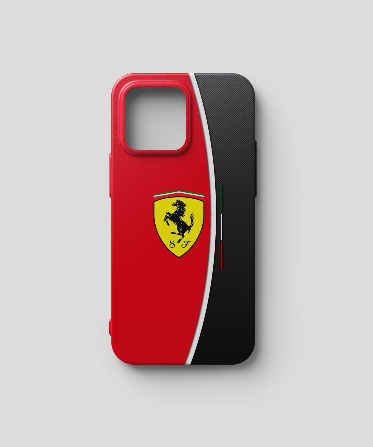 Ferrari Logo with Red and Black Stroke Mobile Case 1