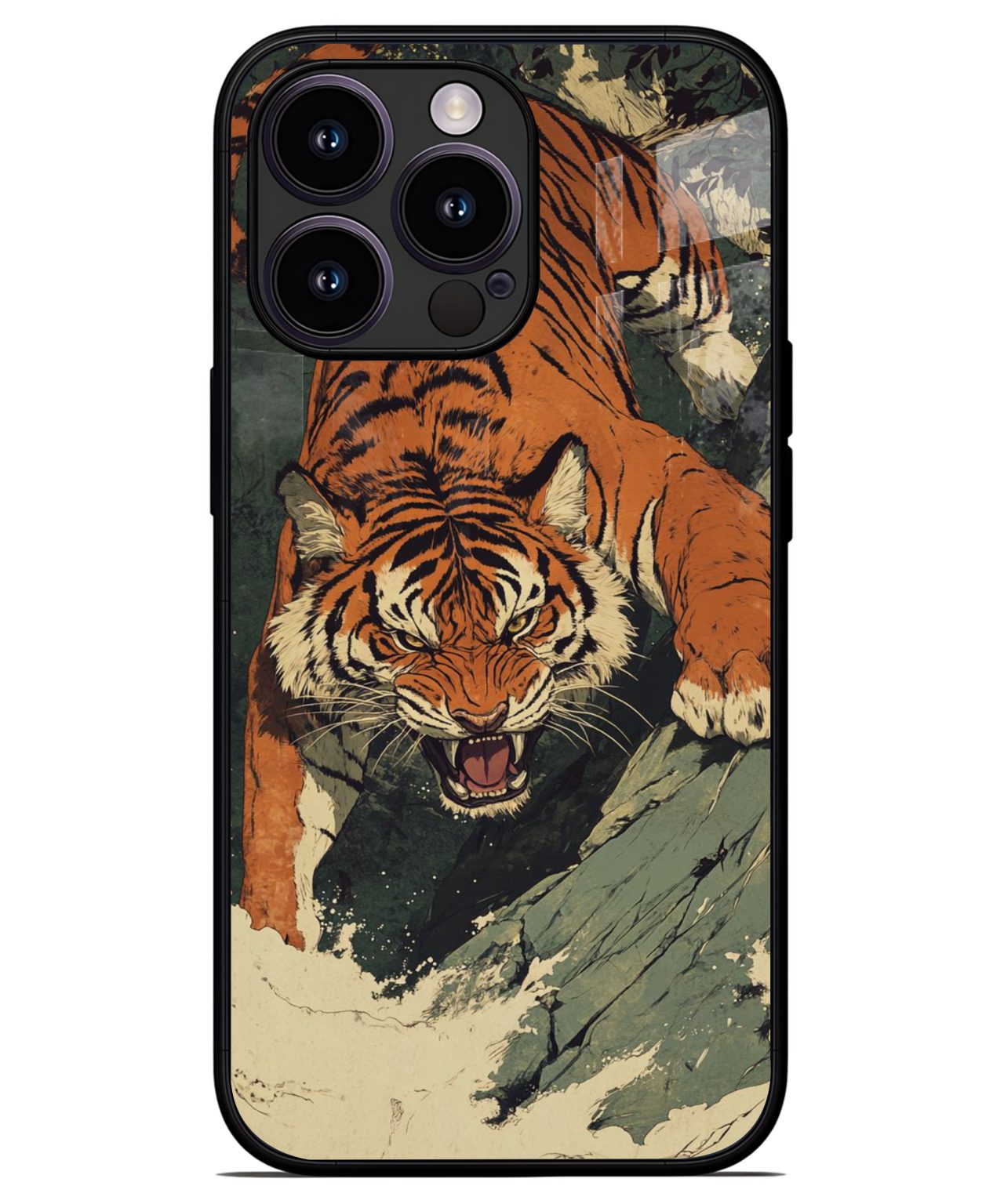 Fierce Tiger Leap iphone 13 pro back cover 1