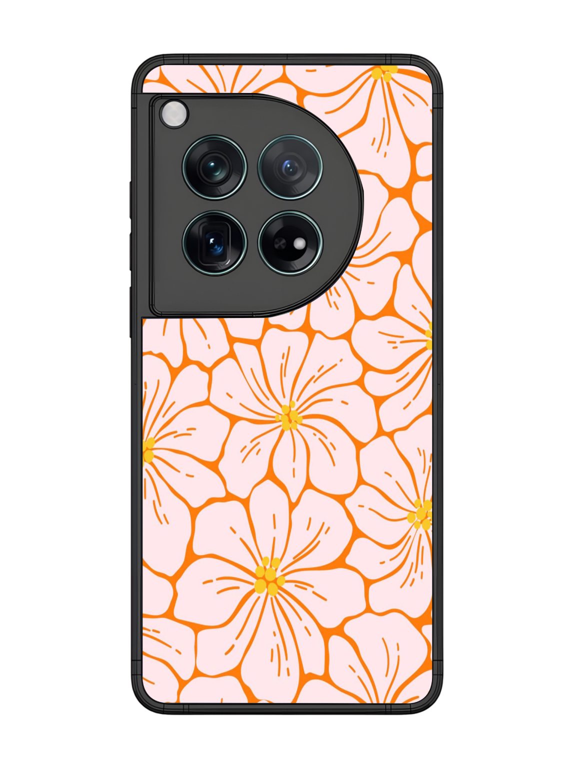 Floral Orange Blossom Phone Case for OnePlus 12 1