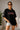 POPCASE beige oversized t shirt Dont Test My Tevar folk art colorful ornate lettering 220 GSM premium cotton DTF graphic desi streetwear tshirt - black