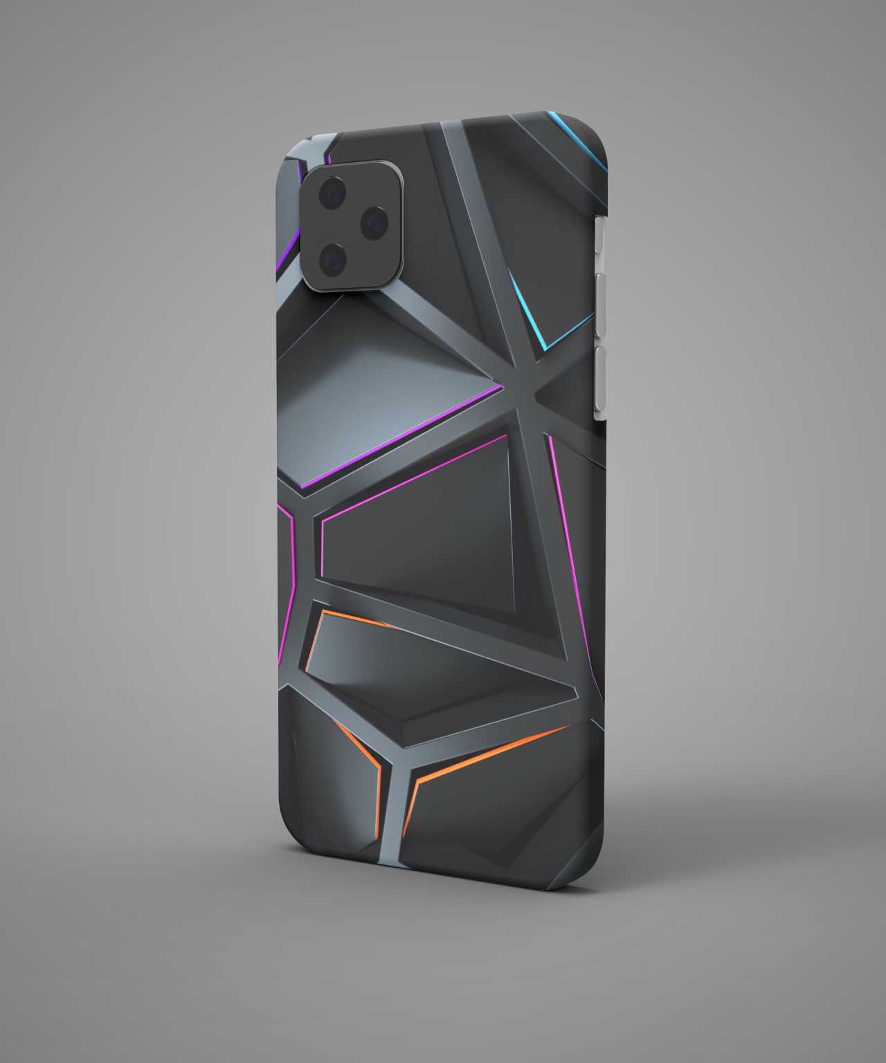 Geometric Noir Design Mobile Case - PopCase