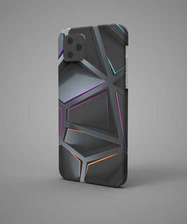 Geometric Noir Design Mobile Case - PopCase