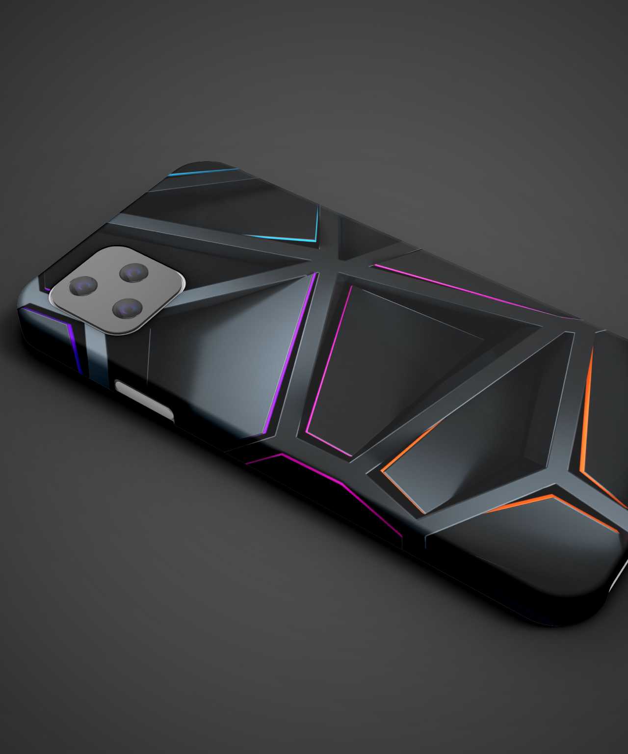 Geometric Noir Design Mobile Case - PopCase