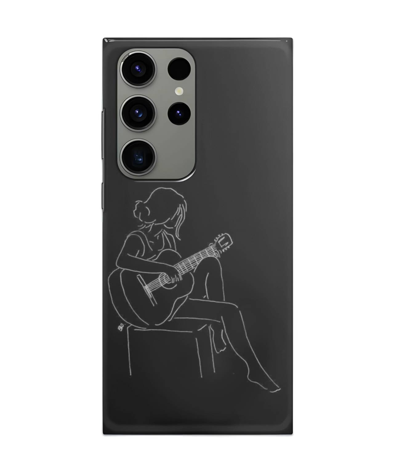 Girl With Guitar Samsung s23 ultra Case and Cover 1